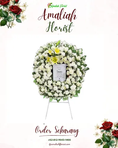 Krans Bunga Duka Cita di Budekeling