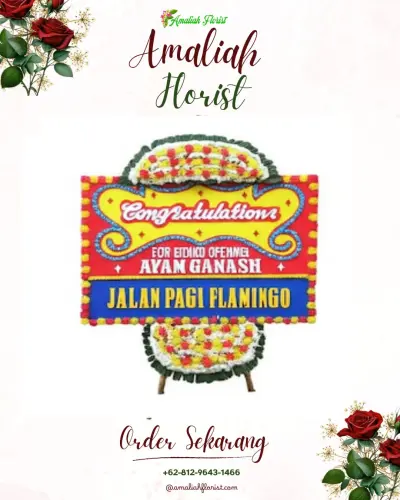 Bunga Papan Congratulation di Budekeling